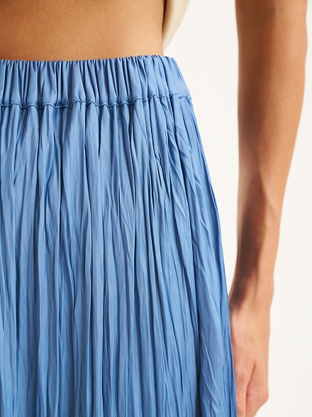 Юбка миди из жатой ткани - G022SZ0980BESSA Юбка жен. (VR028, 38)