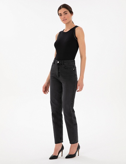Топ в рубчик с декором - G022SZ0110LAFES_25Y Футболка жен. (VR046, XS)