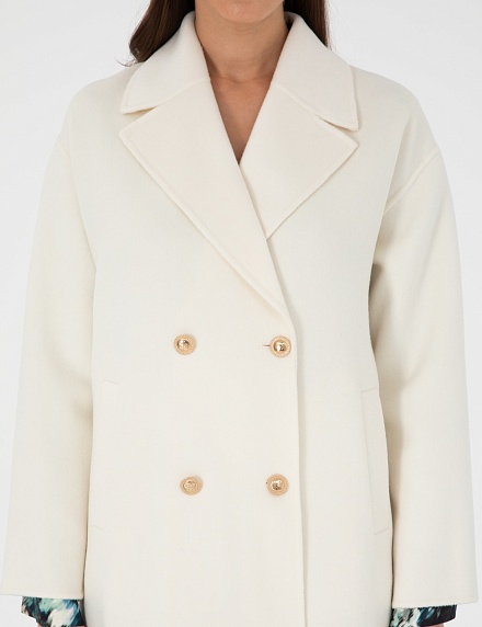 Пальто двубортное с добавлением шерсти прямое - G022SZ0KS0JOSE Куртка жен. (VR019, 38)