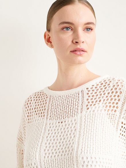 Джемпер в стиле кроше - G022SZ0TK0LEBRE-K Кофта жен. (VR019, 2XS)