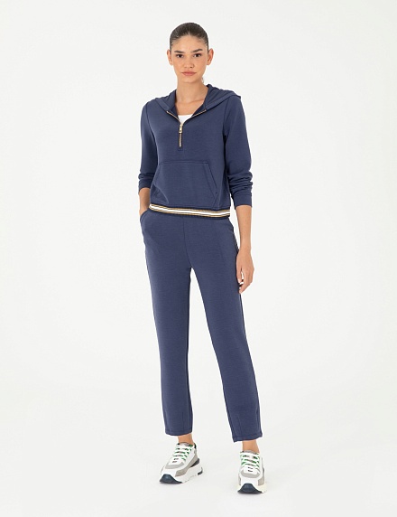 Худи со молнией на воротнике - G022SZ0820ROV_S Толстовка жен. (VR033, XS)