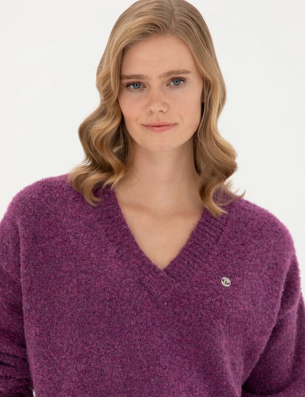 Свитер с добавлением шерсти - G022SZ0TK0UZAY Кофта жен. (VR037, L)