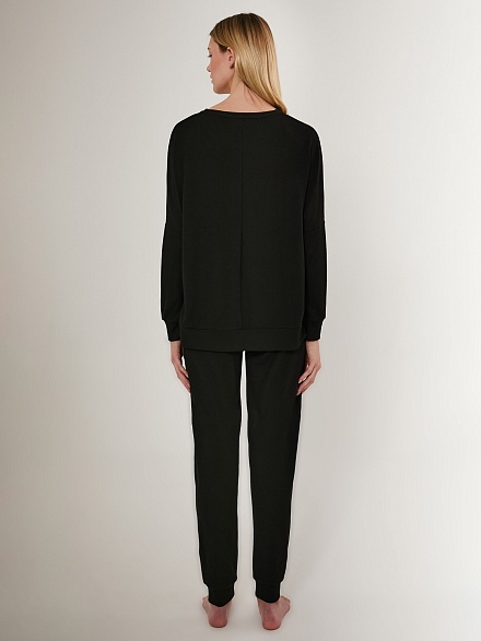 Теплая пижама со штанами и кофтой - G022SZ0HFTKMPC8732_S Костюм дом. жен. Бельевое изделие (VR046, S)