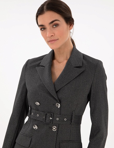 Платье-пиджак двубортное с поясом - G022SZ0320MISTY Платье жен. (VR006, 36)
