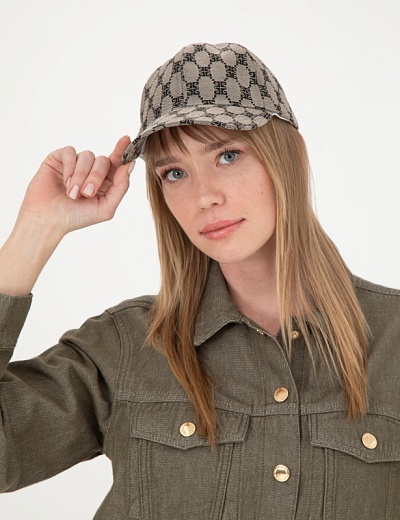 Бейсболка с узором - A022SZ0640JAKAR_CAP Шапка жен. (VR046)