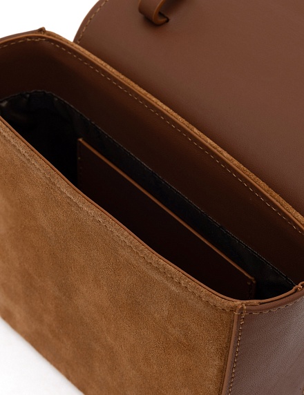 Сумка кросс-боди замшевая - A022SZ057CAPRAZSK25_MOON Сумка жен. (VR099)