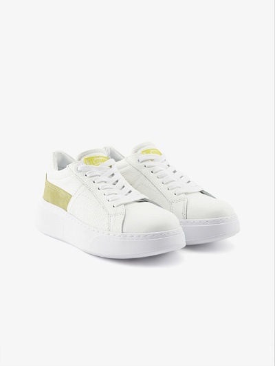 Кеды кожаные с цветной вставкой - S072SZ0330Y23MALZ-SPR Обувь жен. (VR232, 36)