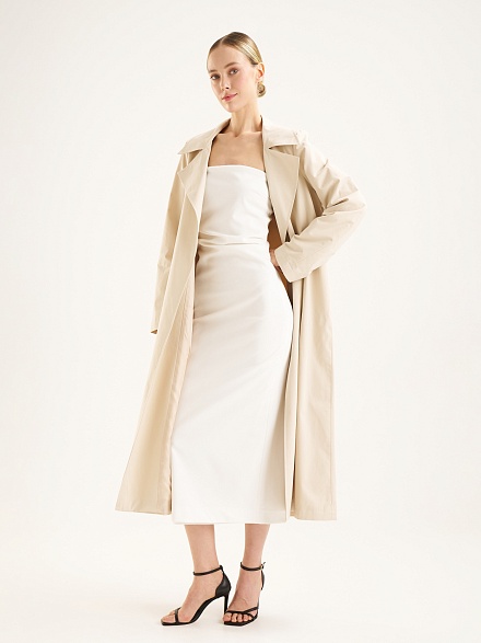 Плащ классический на запах с поясом - G022SZ0KS0NOBLE Куртка жен. (VR011, 36)