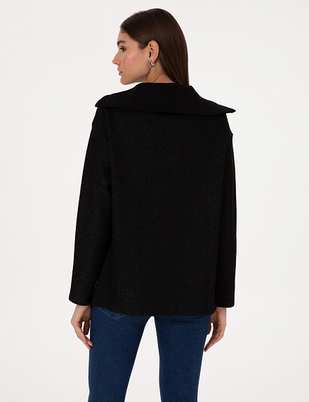 Свитер с высоким воротником на молнии - G022SZ0820STRAN_S Толстовка жен. (VR046, XS)