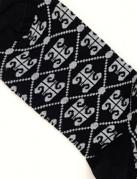Носки высокие с монограмой бренда - A022SZ0130SKTJAKARLI Носки жен. (VR046, 36-40)