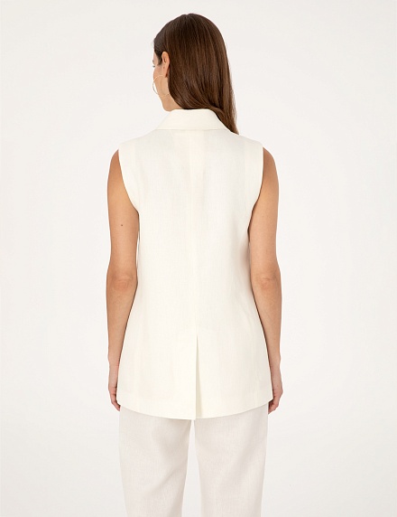 Жилет льняной удлиненный - G022SZ0100LATOM_Y Жилет жен. (VR019, 38)