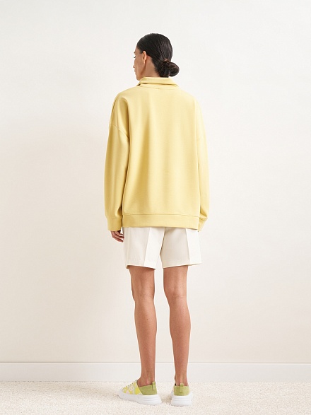 Толстовка с воротником на кнопках - G022SZ0820ALESSA-S Толстовка жен. (VR044, 2XL)