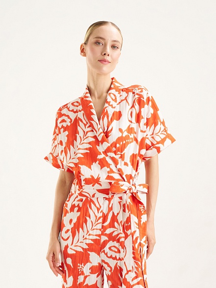 Комбинезон с коротким рукавом - G022SZ0320OWE_T Платье жен. (VR030, 40)