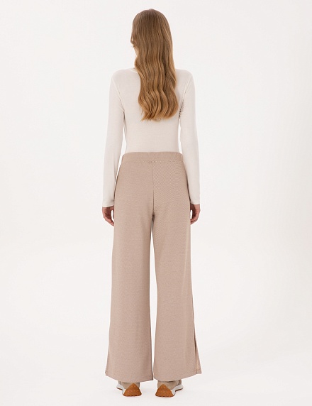 Брюки спортивные-клеш с разрезами - G022SZ0OP0GONA_P Брюки спорт. жен. (VR015, S)