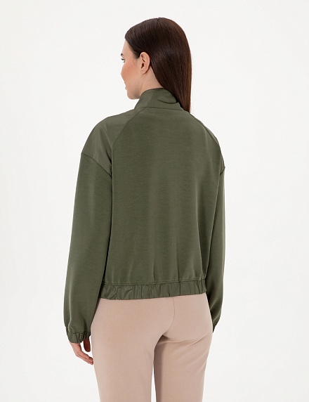 Толстовка без капюшона на молнии - G022SZ0820LETA_H Толстовка жен. (VR027, XS)