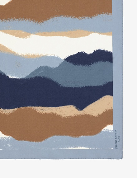 Платок шелковый с принтом - A022SZ09393UCHAMI Шарф жен. (VR028)