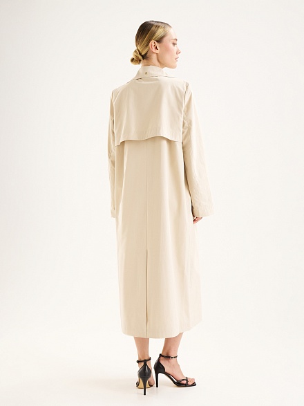 Плащ классический на запах с поясом - G022SZ0KS0NOBLE Куртка жен. (VR011, 40)