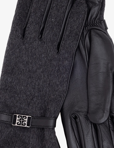 Перчатки комбинированные кожаные - A022SZ0DH0PARMIN Перчатки жен. (VR006)