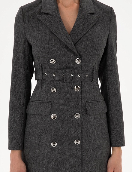 Платье-пиджак двубортное с поясом - G022SZ0320MISTY Платье жен. (VR006, 34)