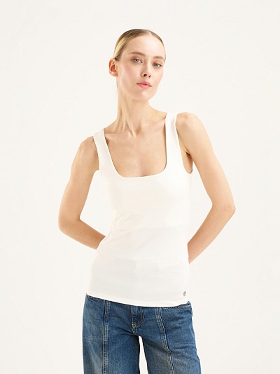 Топ в бельевом стиле - G022SZ0110SEDI Футболка жен. (VR019, XS)
