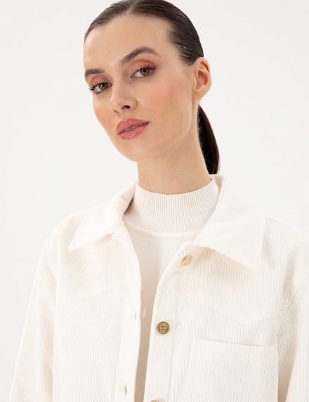 Рубашка вельветовая прямого кроя - G022SZ0040ENDA_G Сорочка жен. (VR019, 40)