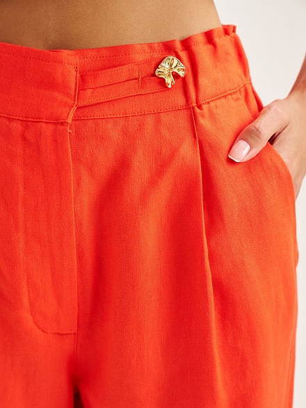 Брюки льняные прямые - G022SZ0030ALTER_P Брюки жен. (VR030, 36)