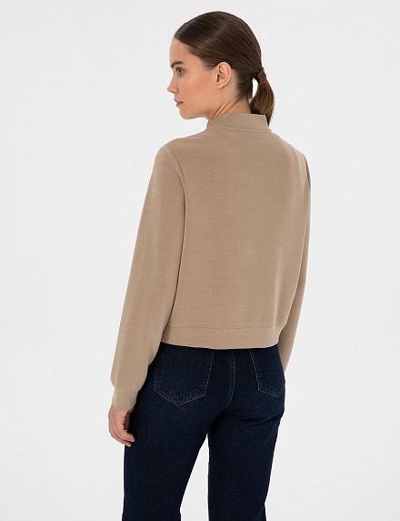 Толстовка без капюшона на молнии - G022SZ0820JATE_H Толстовка жен. (VR011, XS)