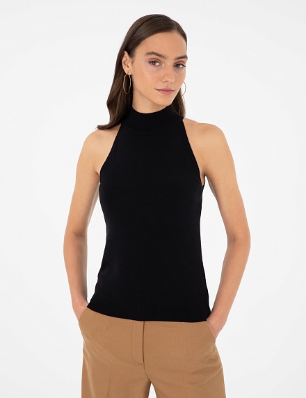 Топ трикотажный с воротником-стойка - G022SZ0TK0DANGOMA_TB Кофта жен. (VR046, L)