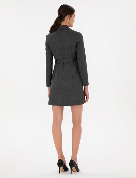 Платье-пиджак двубортное с поясом - G022SZ0320MISTY Платье жен. (VR006, 36)