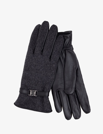 Перчатки комбинированные кожаные - A022SZ0DH0PARMIN Перчатки жен. (VR006)