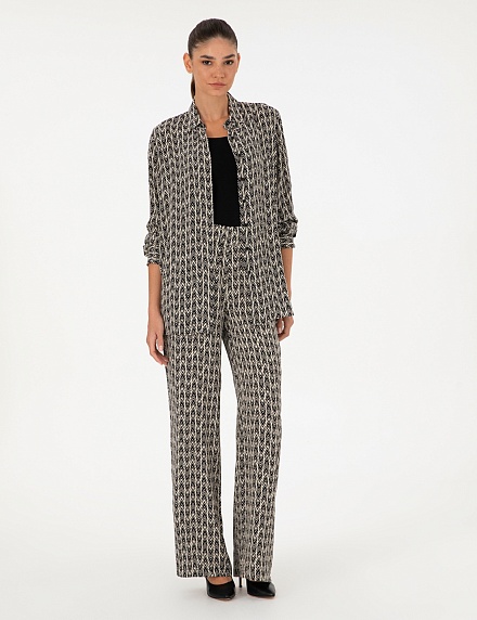 Рубашка с узором прямого кроя - G022SZ0040LONDI_G Сорочка жен. (VR046, 36)