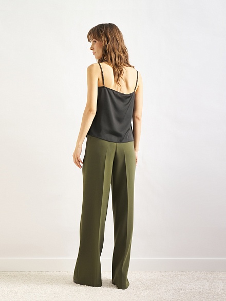 Брюки с декоративной деталью прямые - G022SZ0030P_BENAS_R Брюки жен. (VR027, 36)