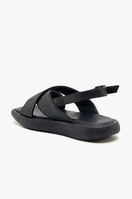 Босоножки кожаные с перекрестными ремешками - S072SZ0330Y23MEDUSA-SAND Обувь жен. (VR046, 36)