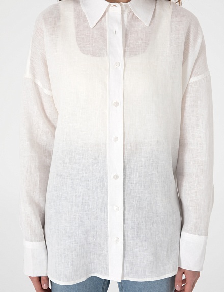 Рубашка льняная оверсайз - G022SZ0040KETO_G Сорочка жен. (VR013, 42)