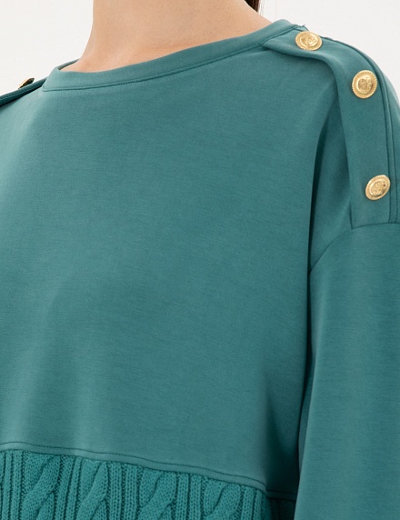 Свитшот комбинированный - 