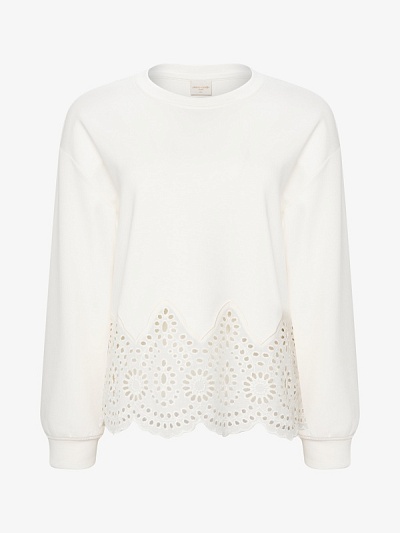 Свитшот с ажурной вышивкой - G022SZ0820VOLKA Толстовка жен. (VR019, XS)