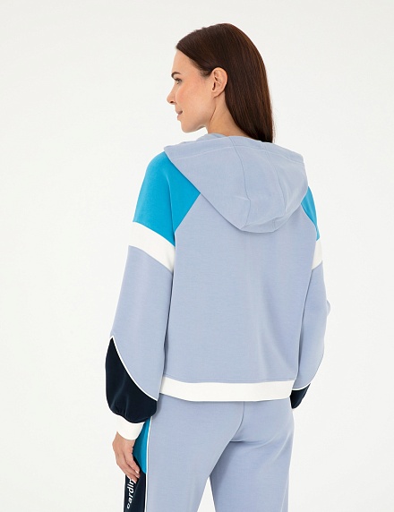 Толстовка на молнии с капюшоном - 