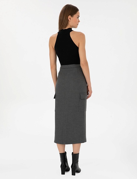 Юбка-карандаш с боковыми карманами - G022SZ0980MINOS Юбка жен. (VR006, 34)