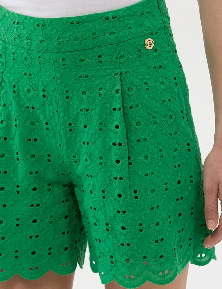 Шорты из перфорированного хлопка - G022SZ0310SAJE-S Бермуды жен. (VR055, 42)