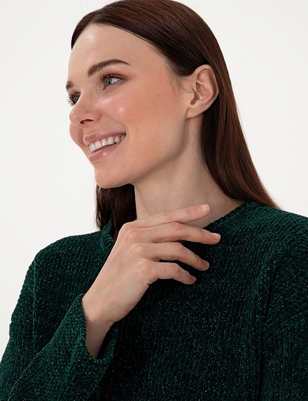 Джемпер с люрексом - G022SZ0TK0RAST Кофта жен. (VR079, M)