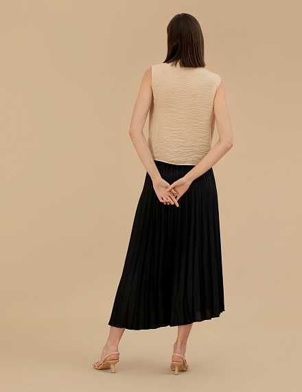 Юбка плиссе миди ассиметричного кроя - G022SZ0980HEVITA Юбка жен. (VR046, 40)