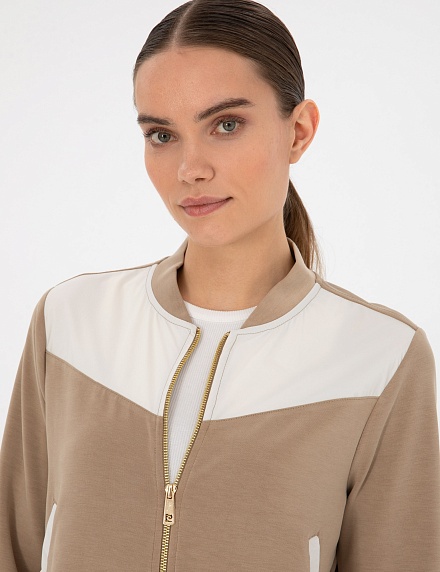 Толстовка без капюшона на молнии - G022SZ0820JATE_H Толстовка жен. (VR011, XS)