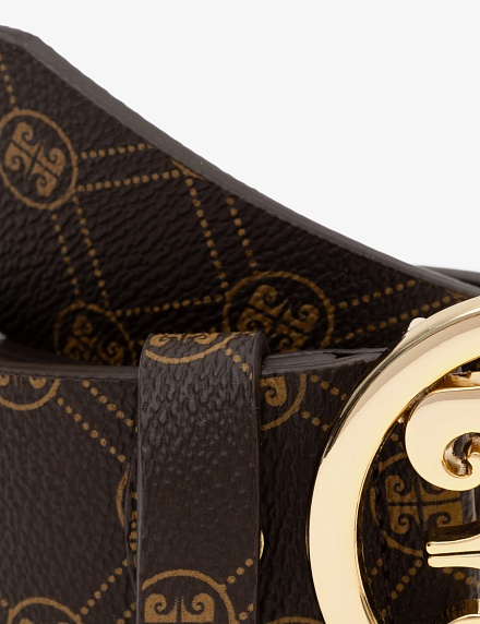 Ремень из экокожи с логотипом - A022SZ016DNMIY24_K132 Ремень жен. (VR029, 90)