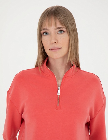 Толстовка с воротником на молнии - G022SZ0820DELRON_SW Толстовка жен. (VR239, 2XS)
