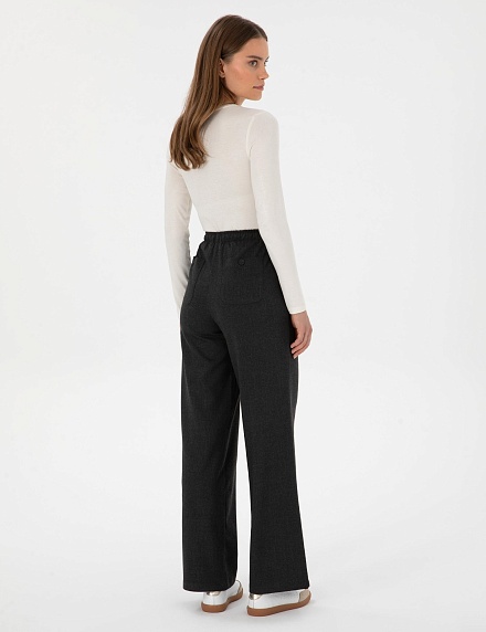 Брюки на кулиске прямые - G022SZ0780PENY Брюки жен. (VR006, 40)