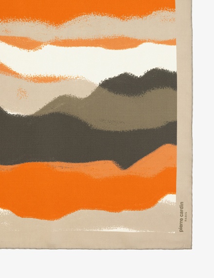 Платок шелковый с принтом - A022SZ09393UCHAMI Шарф жен. (VR027)