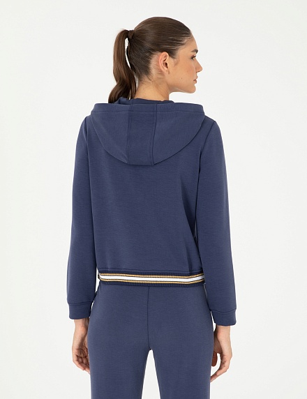 Худи со молнией на воротнике - G022SZ0820ROV_S Толстовка жен. (VR033, XS)