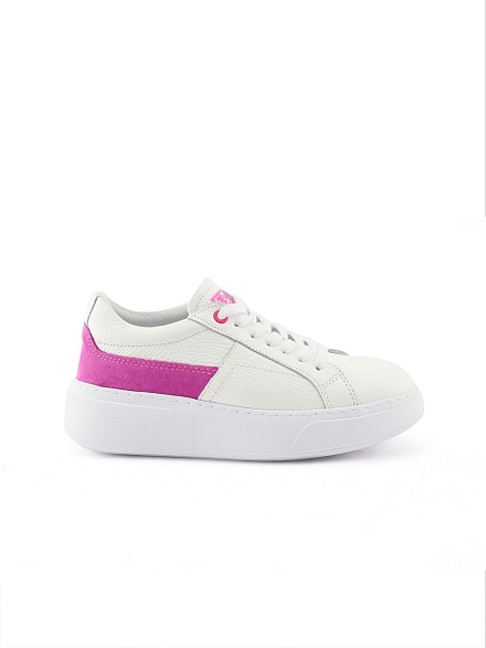 Кеды кожаные с цветной вставкой - S072SZ0330Y23MALZ-SPR Обувь жен. (VR167, 39)