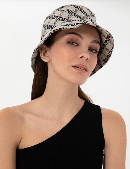 Панама с монограммой бренда - A022SZ0640JAKARLIBUCKETIY25 Шапка жен. (VR046)