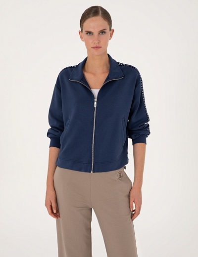 Толстовка без капюшона на молнии - G022SZ0820HONA_H Толстовка жен. (VR033, XS)